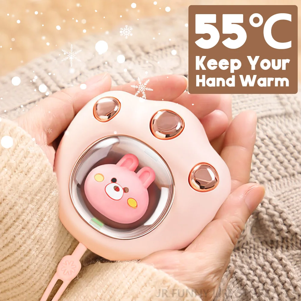 Rechargeable Hand warmers Cat paw Portable Charger 2400mAh Mini USB Heater For Traveling Camping Kids Christmas Gift
Rechargeable Hand warmers Cat paw Portable Charger 2400mAh Mini USB Heater For Traveling Camping Kids Christmas Gift