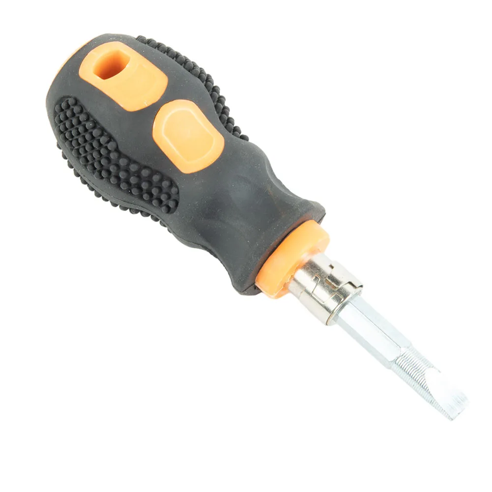 1pcs Encapsulation/CrDouble-Use Shank Hand Tools Screwdriver Mini Repair Short Handle Slotted Removable/Adjustable Magnetic Head
1pcs Encapsulation/CrDouble-Use Shank Hand Tools Screwdriver Mini Repair Short Handle Slotted Removable/Adjustable Magnetic Head