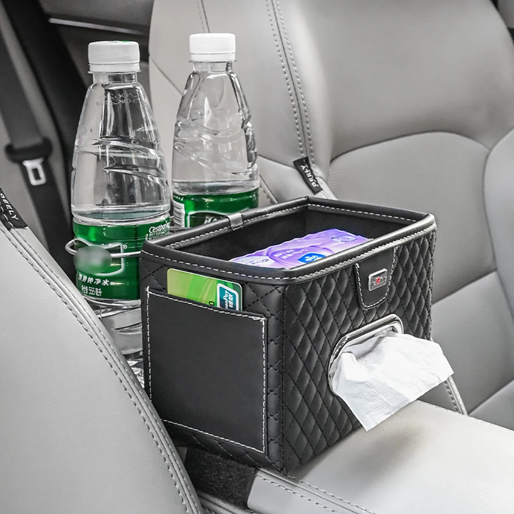 Car Armrest Organizers Leather Storage Box With 2 Folding Cup Holders Car Interior Accessories Phone Tissue Water Cup Storage 
Car Armrest Organizers Leather Storage Box With 2 Folding Cup Holders Car Interior Accessories Phone Tissue Water Cup Storage