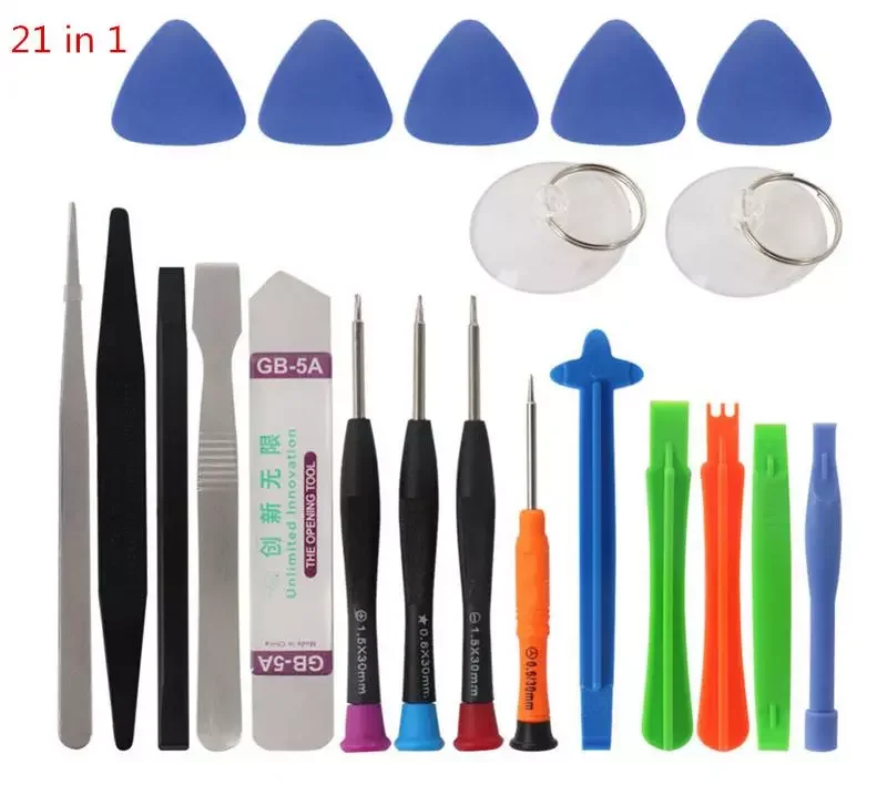 21 in 1 Mobile Phone Repair Tools Kit Spudger Pry Opening Tool Screwdriver Set for iPhone X 8 7 6S 6 Plus 11 Pro XS Hand Tools
21 in 1 Mobile Phone Repair Tools Kit Spudger Pry Opening Tool Screwdriver Set for iPhone X 8 7 6S 6 Plus 11 Pro XS Hand Tools
