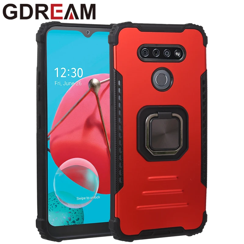GDREAM Shockproof Ring Phone Case For LG K51 K31 Aristro 5 Magnetic Car Holder Bracket Protective Cover For LG Stylo 6 7 4G
GDREAM Shockproof Ring Phone Case For LG K51 K31 Aristro 5 Magnetic Car Holder Bracket Protective Cover For LG Stylo 6 7 4G