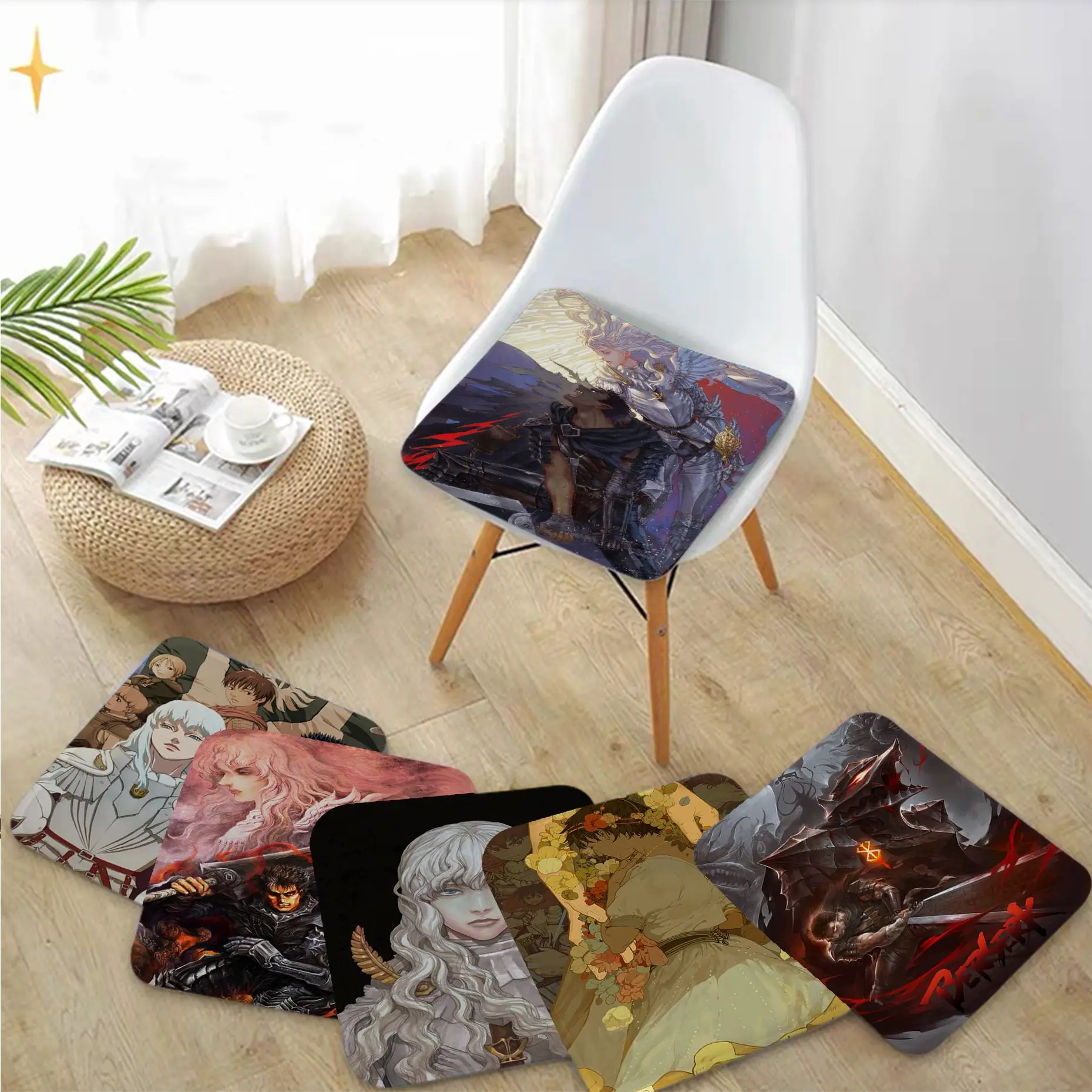 Anime Berserk Art Chair Mat Soft Pad Seat Cushion For Dining Patio Home Office Indoor Outdoor Garden Stool Seat Mat 
Anime Berserk Art Chair Mat Soft Pad Seat Cushion For Dining Patio Home Office Indoor Outdoor Garden Stool Seat Mat