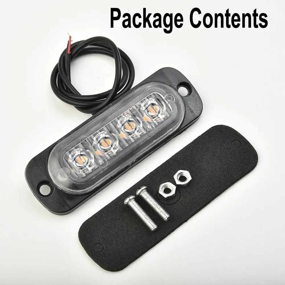 High Quality Hot New Pratical Useful Durable Car Light Truck Urgent Van Warning With Screws Yellow 12W 333mA 4LED
High Quality Hot New Pratical Useful Durable Car Light Truck Urgent Van Warning With Screws Yellow 12W 333mA 4LED