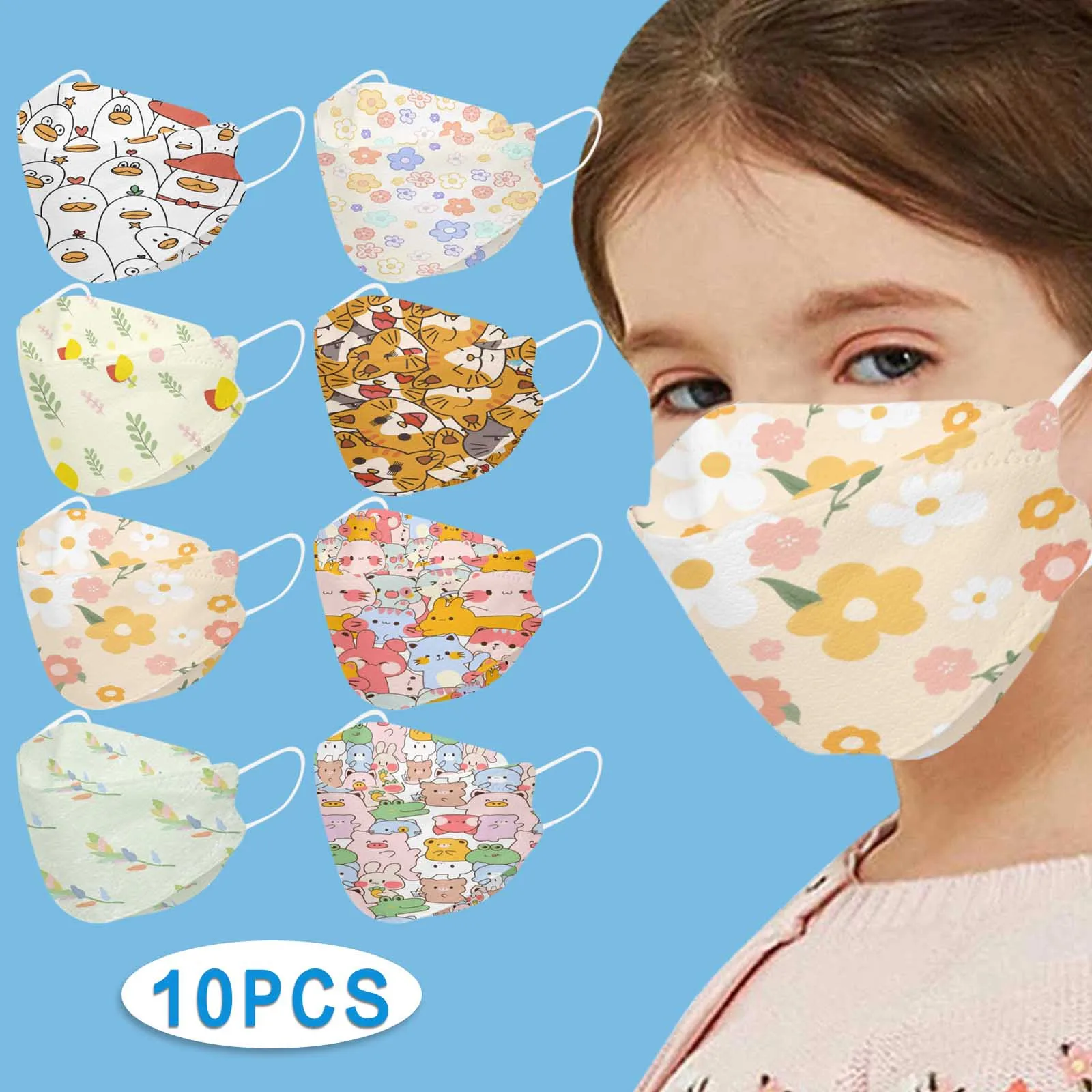 10PC Floral Printed Kids Face Mask Disposable Protection Non Woven Children's Mask Ultrathin Outdoor Girls Boys Masks Masque
10PC Floral Printed Kids Face Mask Disposable Protection Non Woven Children's Mask Ultrathin Outdoor Girls Boys Masks Masque