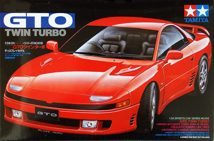 

TAMIYA 1:24 GTO Twin Turbo 24108 JDM Сборная модель автомобиля Ограниченная серия статическая сборка модель комплект игрушки подарок