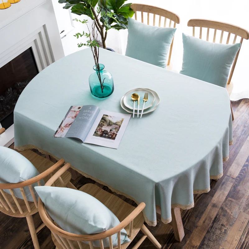 Oval Tablecloth Cotton Solid Color Table Long Oval Dinning Table Cover Room Decor Aesthetic Coffee Table for Living Room
Oval Tablecloth Cotton Solid Color Table Long Oval Dinning Table Cover Room Decor Aesthetic Coffee Table for Living Room