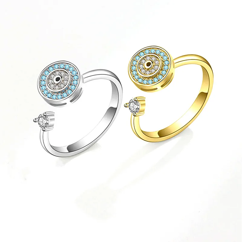 Planet Jewelry Devil Eye Spinning Ring For Men and Women Anti-Anxiety Stress Relief Rings New Aesthetic Design Jewelry Gift
Planet Jewelry Devil Eye Spinning Ring For Men and Women Anti-Anxiety Stress Relief Rings New Aesthetic Design Jewelry Gift
