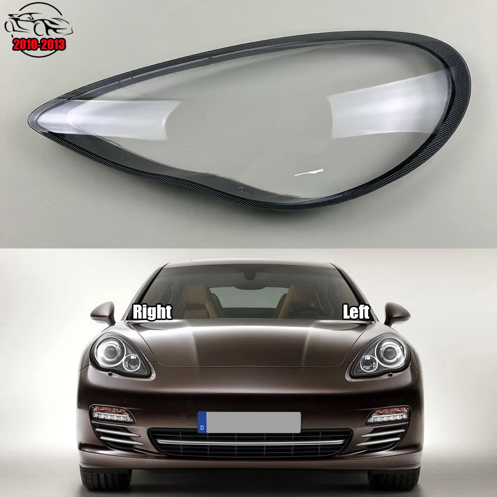 Крышка передней фары для Porsche Panamera 2010-2013 прозрачный абажур корпус объектив из