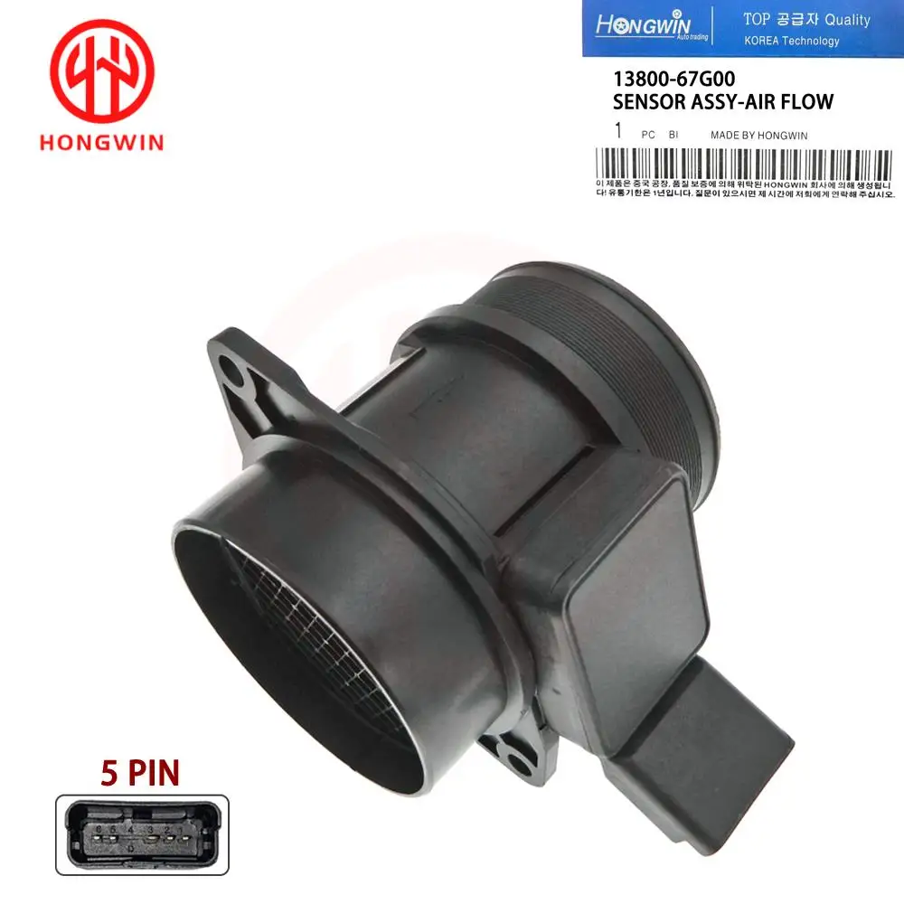 Mass Air Flow Sensor MAF 13800-67G00 For Peugeot 306 307 406 806 Partner Citroen Fiat Suzuki 5WK9621Z LP-3269-001 LMM3043-059
Mass Air Flow Sensor MAF 13800-67G00 For Peugeot 306 307 406 806 Partner Citroen Fiat Suzuki 5WK9621Z LP-3269-001 LMM3043-059