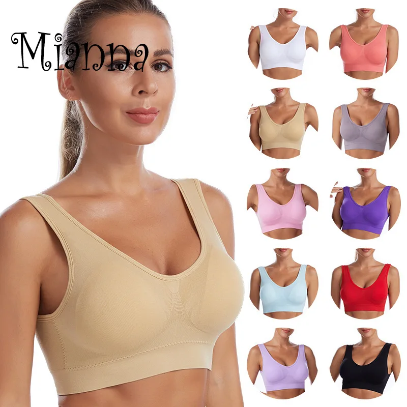 Women Sports Seamless Yoga BraComfortable Seamless Sports Bra Running Yoga Gym Crop Top Fitness Sports Tank Top Brassiere Bras
Women Sports Seamless Yoga BraComfortable Seamless Sports Bra Running Yoga Gym Crop Top Fitness Sports Tank Top Brassiere Bras