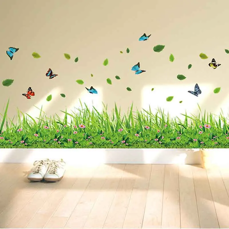 Butterfly Flowers Grass Plants Wallstickers for Living Room Decoration Vinyl Deacl Posters Removable Murals Wallpapers
Butterfly Flowers Grass Plants Wallstickers for Living Room Decoration Vinyl Deacl Posters Removable Murals Wallpapers