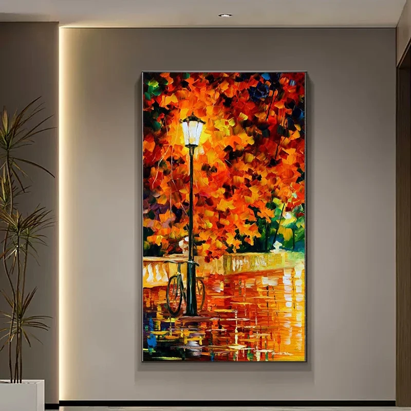 

GATYZTORY Painting By Numbers Street Light Scenery Diy 60x120cm Coloring By Number Acrylic Paint On Canvas Home Decoration