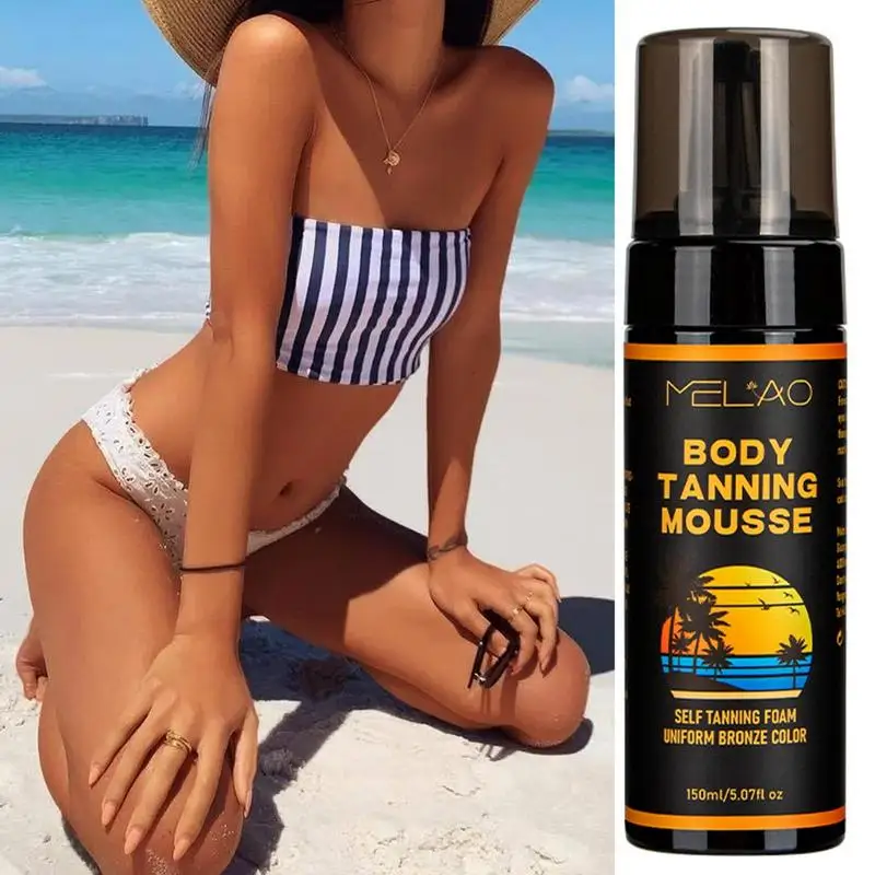 150ml Sunless Tanning Self Natural Tanner MousseDeep Bronze For Looking And Streak-free Tan Gift For Her Fits For All Skin Type
150ml Sunless Tanning Self Natural Tanner MousseDeep Bronze For Looking And Streak-free Tan Gift For Her Fits For All Skin Type