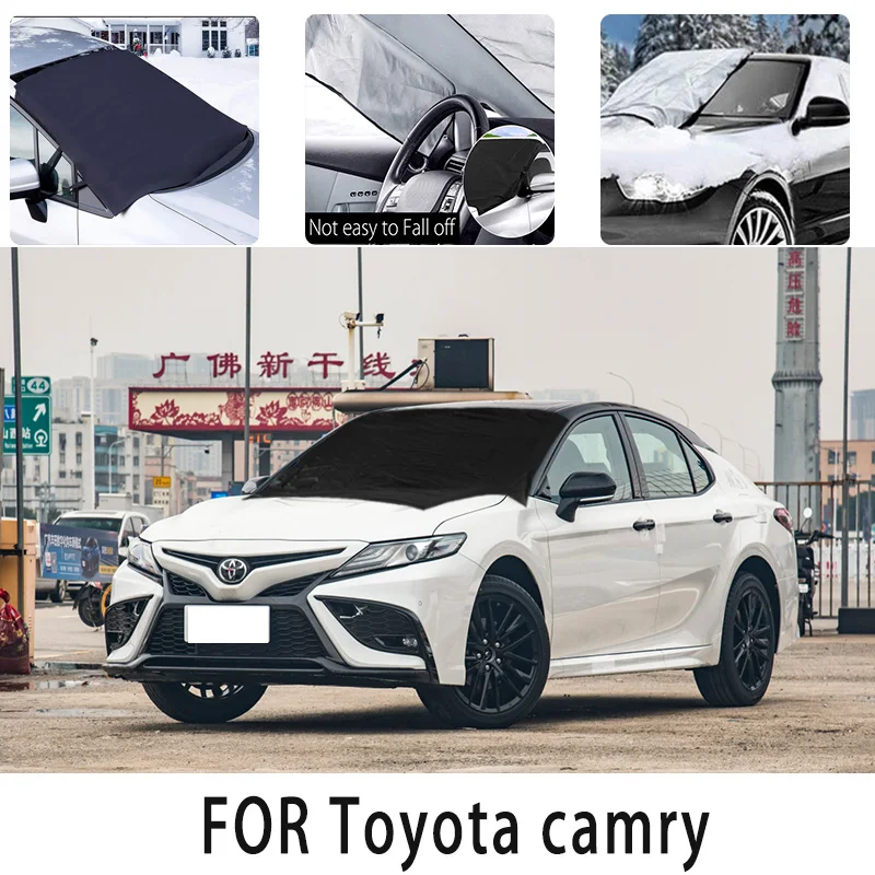 Чехол Carsnow, переднее покрытие для Toyota camry, защита от снега, теплоизоляция, защита от солнца, ветра, мороза, автомобильные аксессуары 
Чехол Carsnow, переднее покрытие для Toyota camry, защита от снега, теплоизоляция, защита от солнца, ветра, мороза, автомобильные аксессуары