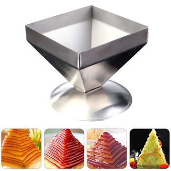 Molds Rice Meat Cake Sushi Metal Pyramid Mould Steel Stainless Rings Shaper Ring Onigiri Kitchen Tool Shaping Stuffed