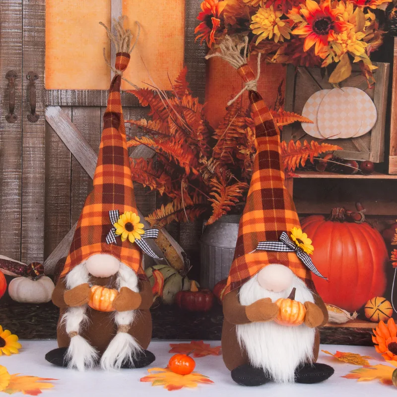 New Halloween Pumpkin Rudolph Ornament Harvest Festival Sunflower Faceless Doll Decoration
New Halloween Pumpkin Rudolph Ornament Harvest Festival Sunflower Faceless Doll Decoration