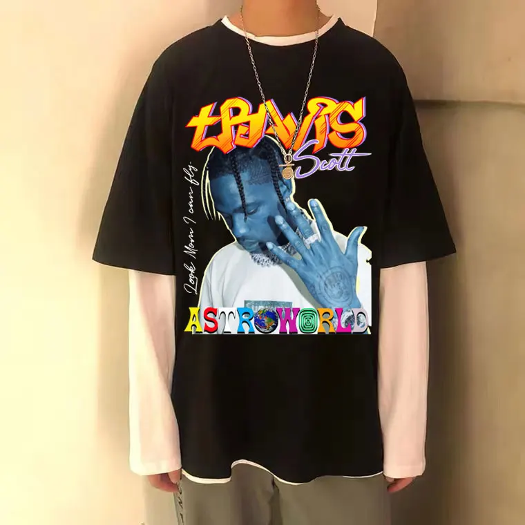 Cactus Jack T-shirt Men Women Cotton Tees LOOK MOM I CAN FLY Travis Scott ASTROWORLD Hip Hop Harajuku Print Short Sleeve Tshirt
Cactus Jack T-shirt Men Women Cotton Tees LOOK MOM I CAN FLY Travis Scott ASTROWORLD Hip Hop Harajuku Print Short Sleeve Tshirt