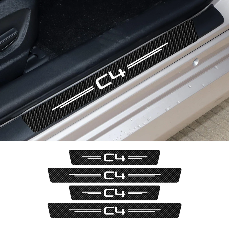 Carbon Fiber Car Door Sill Threshold Sticker For Citroen C4 2021 2020 2015 2011 Scuff Plate Waterproof Decals Car Accessories
Carbon Fiber Car Door Sill Threshold Sticker For Citroen C4 2021 2020 2015 2011 Scuff Plate Waterproof Decals Car Accessories