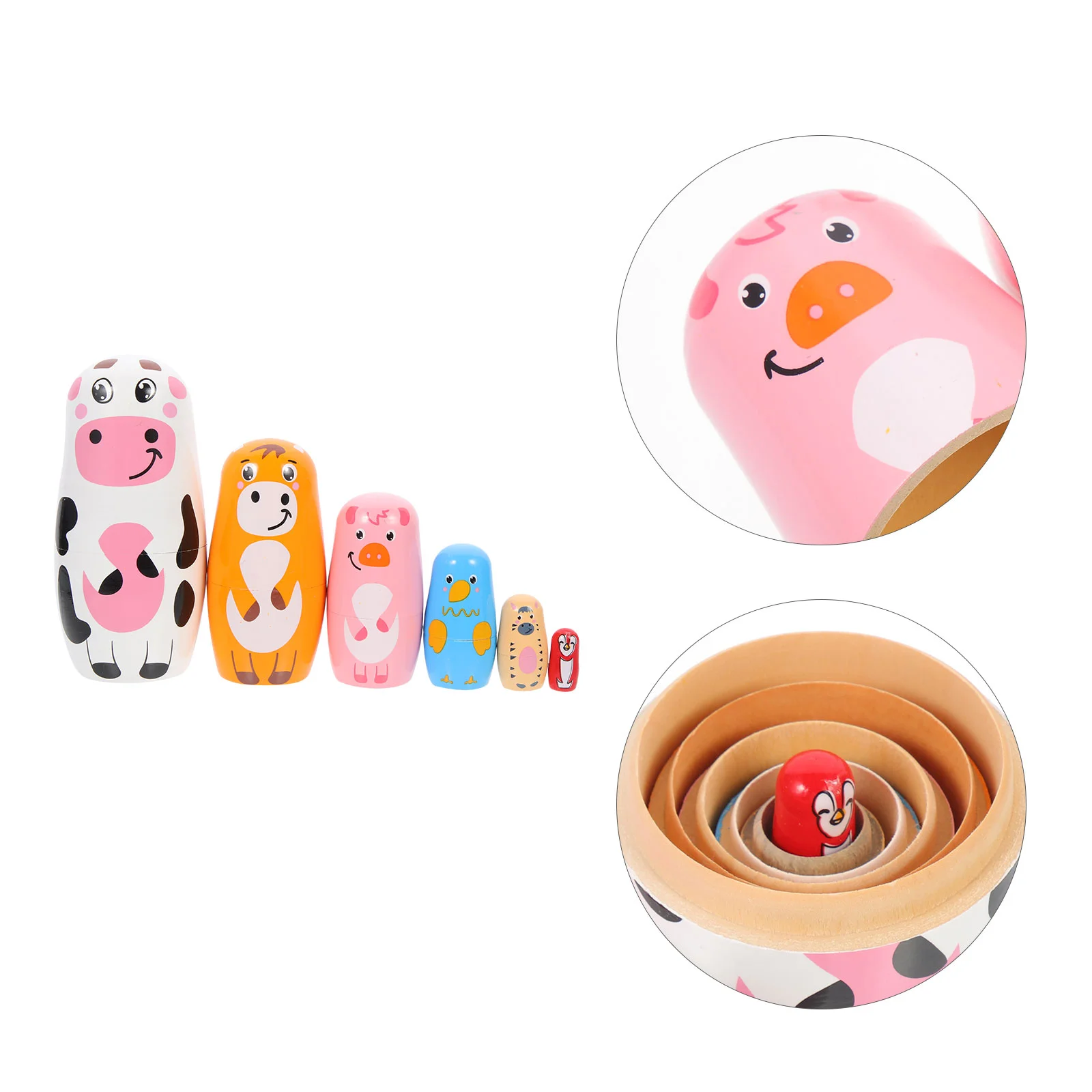 Cow Matryoshka Dining Table Centerpieces Russian Toy Wood Matryoshkas Decor Wooden Painted Dolls Home Crafts Child Nesting
Cow Matryoshka Dining Table Centerpieces Russian Toy Wood Matryoshkas Decor Wooden Painted Dolls Home Crafts Child Nesting