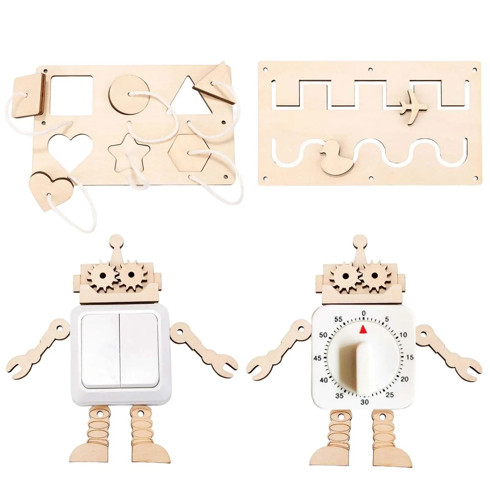 Kids Busy Board DIY Material Learning Development Toy Basic Skill Activity Center Board for Preschool Kids Plane Travel Toys
Kids Busy Board DIY Material Learning Development Toy Basic Skill Activity Center Board for Preschool Kids Plane Travel Toys
