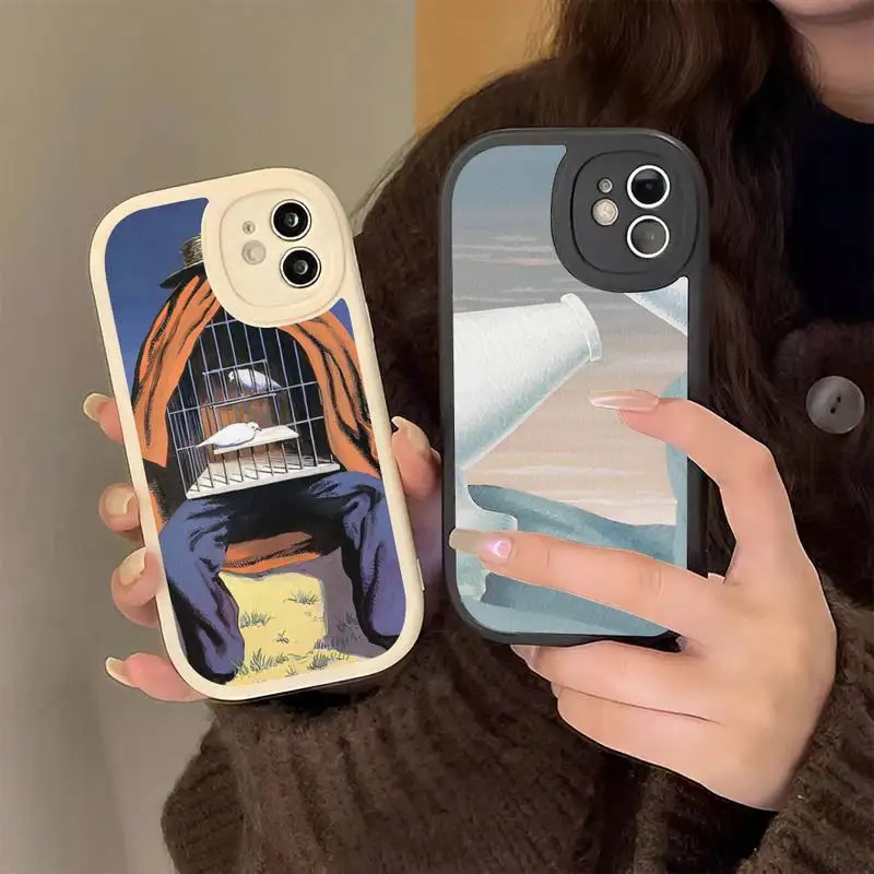 Rene Magritte Phone Case Hard Leather Phone Case for iPhone 13 12 Mini 11 14 Pro Max Xs X Xr 7 8 Plus 6 6s Se 2022 Cover
Rene Magritte Phone Case Hard Leather Phone Case for iPhone 13 12 Mini 11 14 Pro Max Xs X Xr 7 8 Plus 6 6s Se 2022 Cover