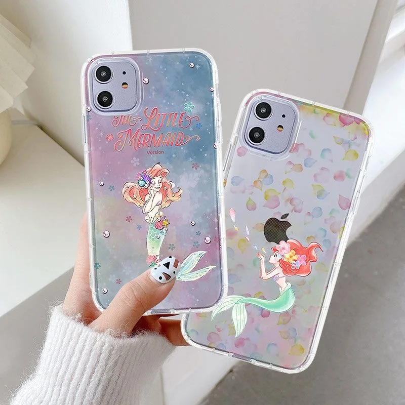 Disney The Mermaid Phone Cases For iPhone 14 13 12 11 Pro Max Mini XR X XS MAX 8 7 Plus Soft Silicone Shockproof Cover
Disney The Mermaid Phone Cases For iPhone 14 13 12 11 Pro Max Mini XR X XS MAX 8 7 Plus Soft Silicone Shockproof Cover