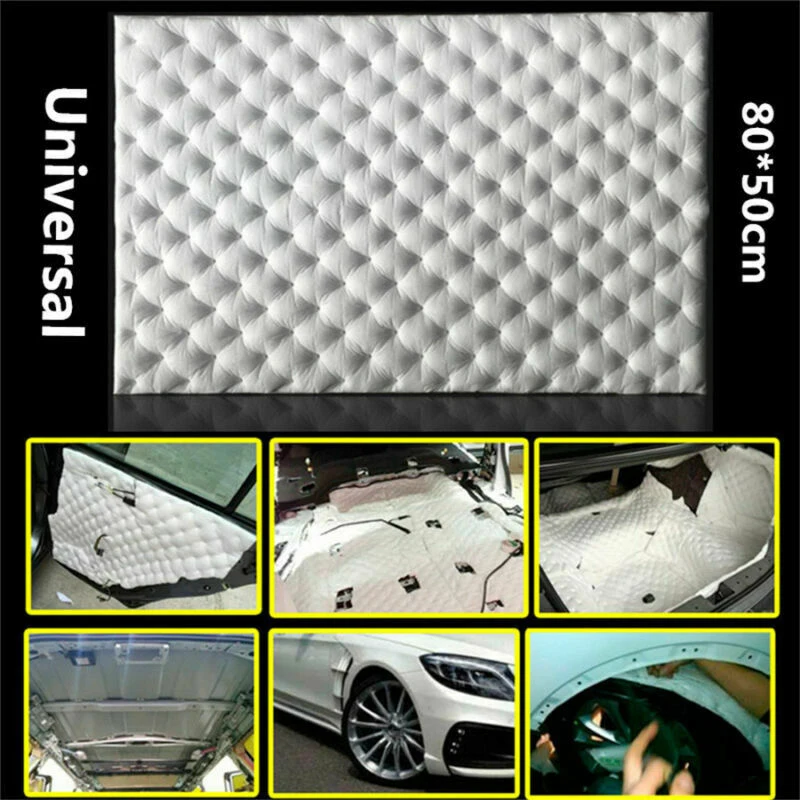 80cm/31.5"* 50cm/20" 4.3sq.ft Cotton Sound Deadener Insulation Mat Noise Heat Shield Insulation Automotive Deadening Foam
80cm/31.5"* 50cm/20" 4.3sq.ft Cotton Sound Deadener Insulation Mat Noise Heat Shield Insulation Automotive Deadening Foam