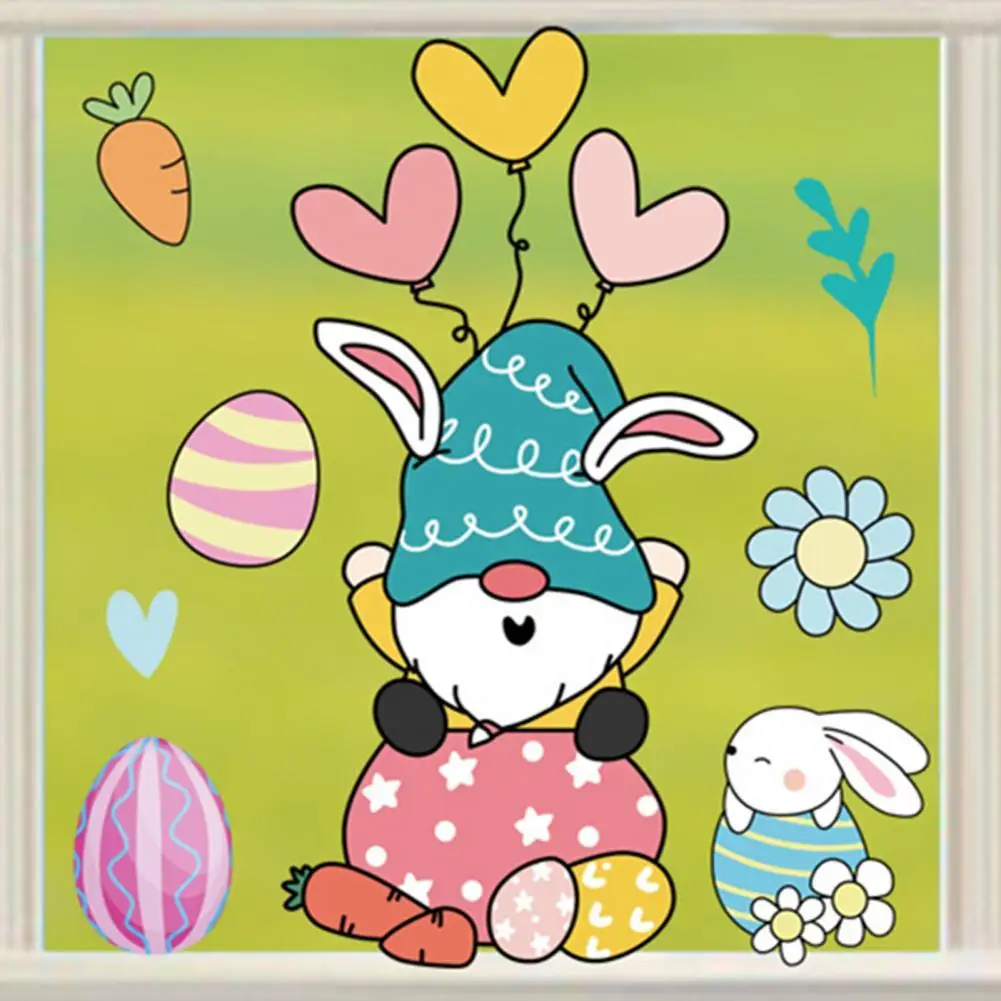 1 Set Easter Sticker Good Practical Cartoon Pattern for Household Electrostatic Sticker Electrostatic Decal
1 Set Easter Sticker Good Practical Cartoon Pattern for Household Electrostatic Sticker Electrostatic Decal
