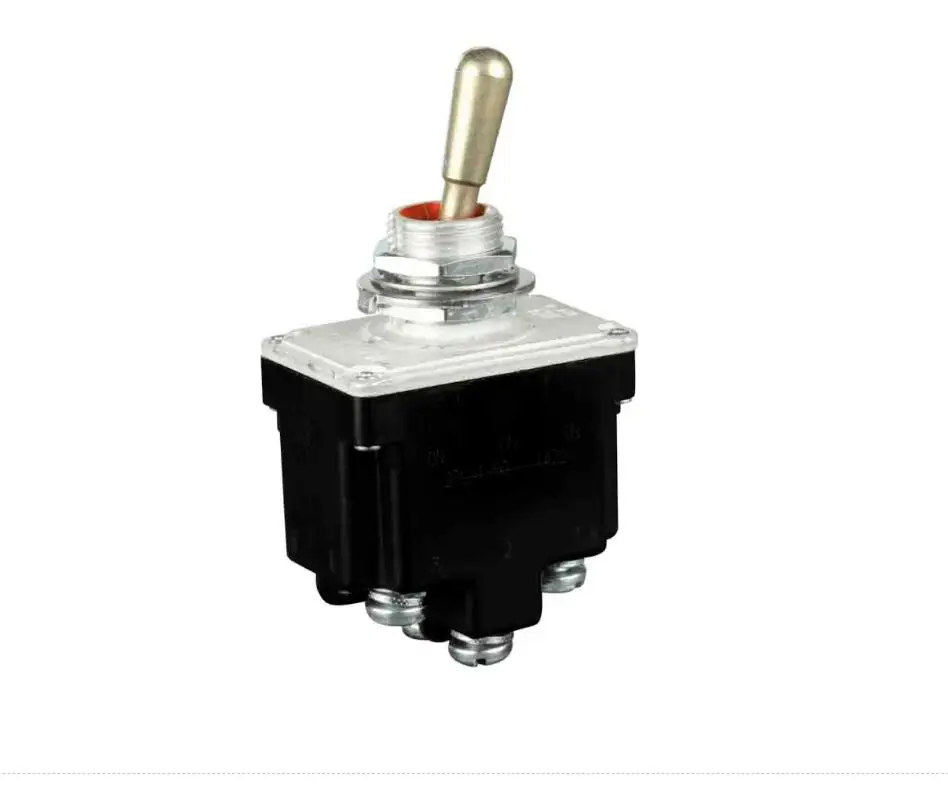 2TL1-56 Original New Switch Toggle MS27407-2 SP3T Round Lever Screw 18A 277VAC 250VDC Panel Mount with Threads
2TL1-56 Original New Switch Toggle MS27407-2 SP3T Round Lever Screw 18A 277VAC 250VDC Panel Mount with Threads