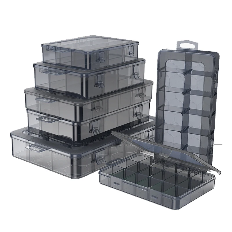 Бытовой Контейнер для хранения электронных компонентов, винтовых гаек, рыболовных аксессуаров, 24/18/15/12/9 ячеек 
Бытовой Контейнер для хранения электронных компонентов, винтовых гаек, рыболовных аксессуаров, 24/18/15/12/9 ячеек