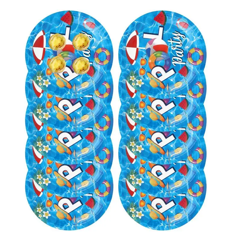 Beach Party Dinnerware 10pcs Beach Theme Party Plates Convenient Summer Pool Paper Cup And Napkin For Pool Party Decorations
Beach Party Dinnerware 10pcs Beach Theme Party Plates Convenient Summer Pool Paper Cup And Napkin For Pool Party Decorations