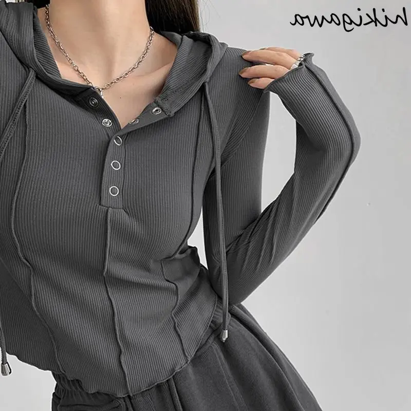 Crop Tops 2023 Fashion T-shirts for Women Hooded Sweatshirt Long Sleeve Tees Y2k Clothes Korean Casual Woman Tshirts Ropa Mujer
Crop Tops 2023 Fashion T-shirts for Women Hooded Sweatshirt Long Sleeve Tees Y2k Clothes Korean Casual Woman Tshirts Ropa Mujer