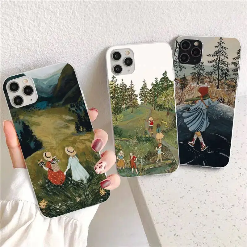 YNDFCNB Cartoon Scenery Girl Phone Case for iPhone 11 12 13 Mini Pro Max 8 7 6 6S Plus X 5 SE 2020 XR XS Case shell
YNDFCNB Cartoon Scenery Girl Phone Case for iPhone 11 12 13 Mini Pro Max 8 7 6 6S Plus X 5 SE 2020 XR XS Case shell