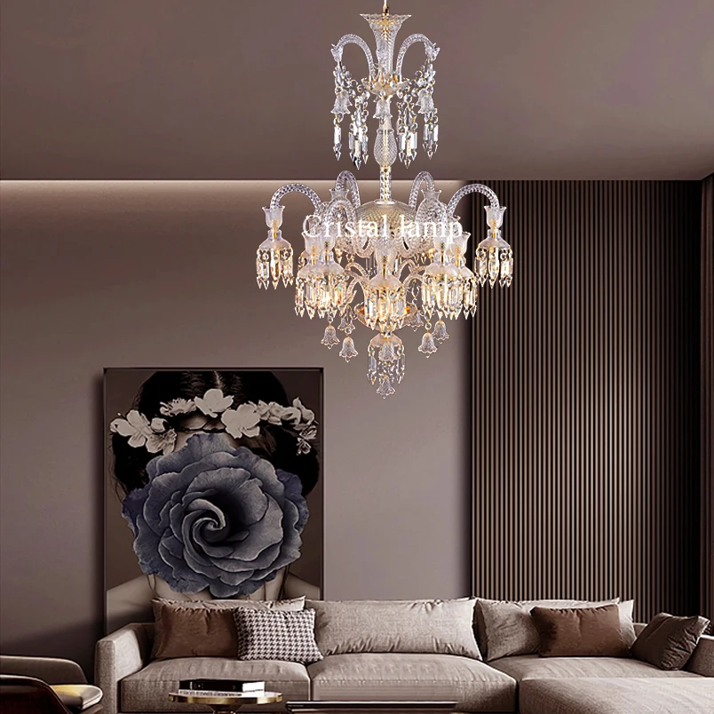 Clear Crystal Chandelier Design Hanging Indoor Lighting Pendant Lamp Customization Luxury Hotel Chandelier Lighting
Clear Crystal Chandelier Design Hanging Indoor Lighting Pendant Lamp Customization Luxury Hotel Chandelier Lighting