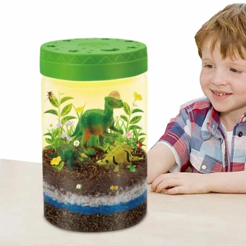DIY Ecological Dinosaur Garden LED Plant Cultivation Ecosphere System Eco-friendly Degradable Material Children Educational Toys
DIY Ecological Dinosaur Garden LED Plant Cultivation Ecosphere System Eco-friendly Degradable Material Children Educational Toys
