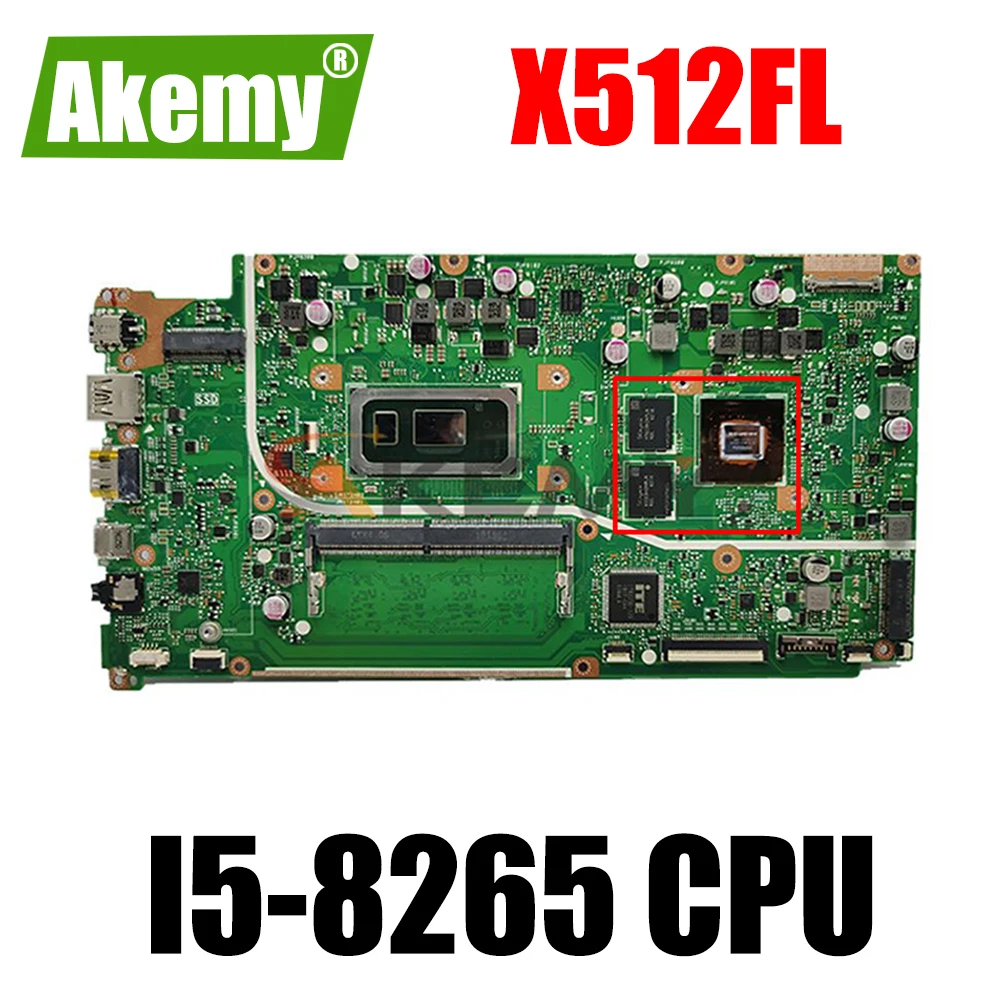 for ASUS VivoBook X512FF X512FJ X512FL X512FLC V5000F laptop motherboard Original mainboard 100% test OK I5-8265 CPU
for ASUS VivoBook X512FF X512FJ X512FL X512FLC V5000F laptop motherboard Original mainboard 100% test OK I5-8265 CPU