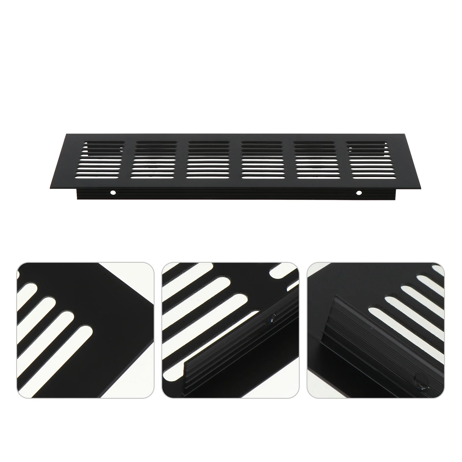 4 Pcs Ventilation Net Aluminum Alloy Furniture Rectangle Black Furniture Air Grille 
4 Pcs Ventilation Net Aluminum Alloy Furniture Rectangle Black Furniture Air Grille