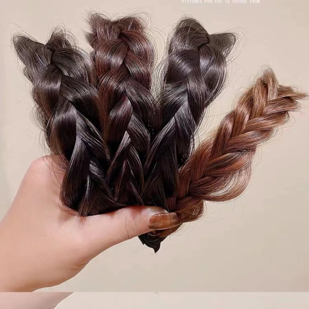 Woven Fabric Fried Dough Twists Braid Retro Hair Styling Headbands Wide Handmade Fishbone Braids Headwear Accessories 
Woven Fabric Fried Dough Twists Braid Retro Hair Styling Headbands Wide Handmade Fishbone Braids Headwear Accessories