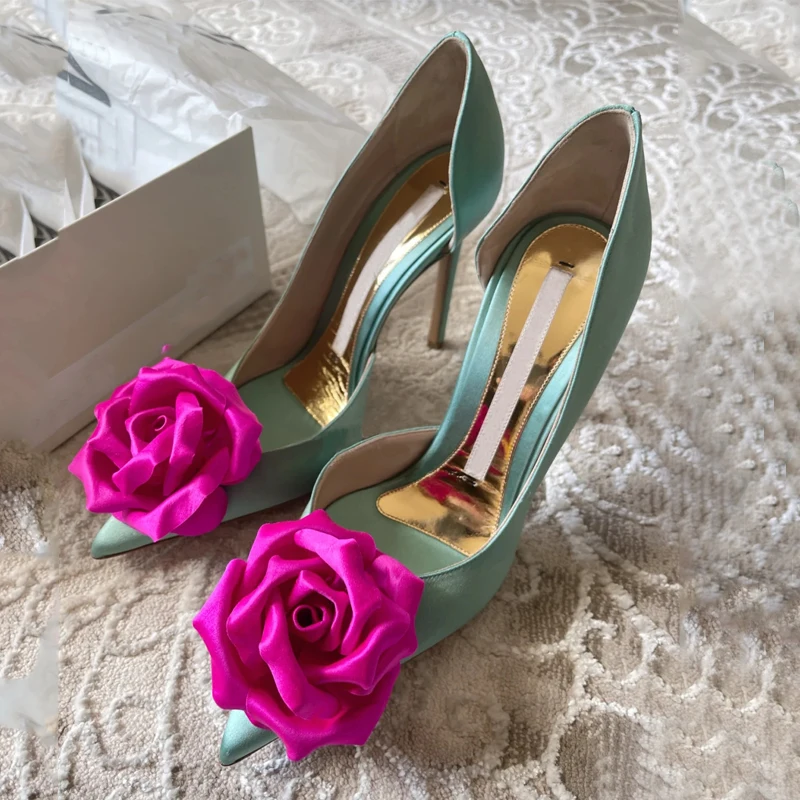 Womens Pointed Toe Big Flowers Stilettos High Heel Pumps Shoes Low Top Party Sexy Wedding Bridal NEW 2022
Womens Pointed Toe Big Flowers Stilettos High Heel Pumps Shoes Low Top Party Sexy Wedding Bridal NEW 2022