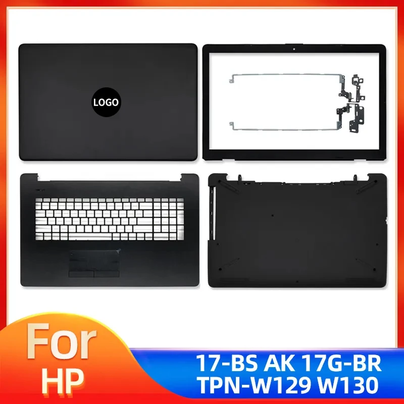 

New Rear Lid For HP 17-BS 17-AK 17G-BR TPN-W130 TPN-W129 Laptop LCD Back Top Cover Front Bezel Palmrest Upper Bottom Case Hinges