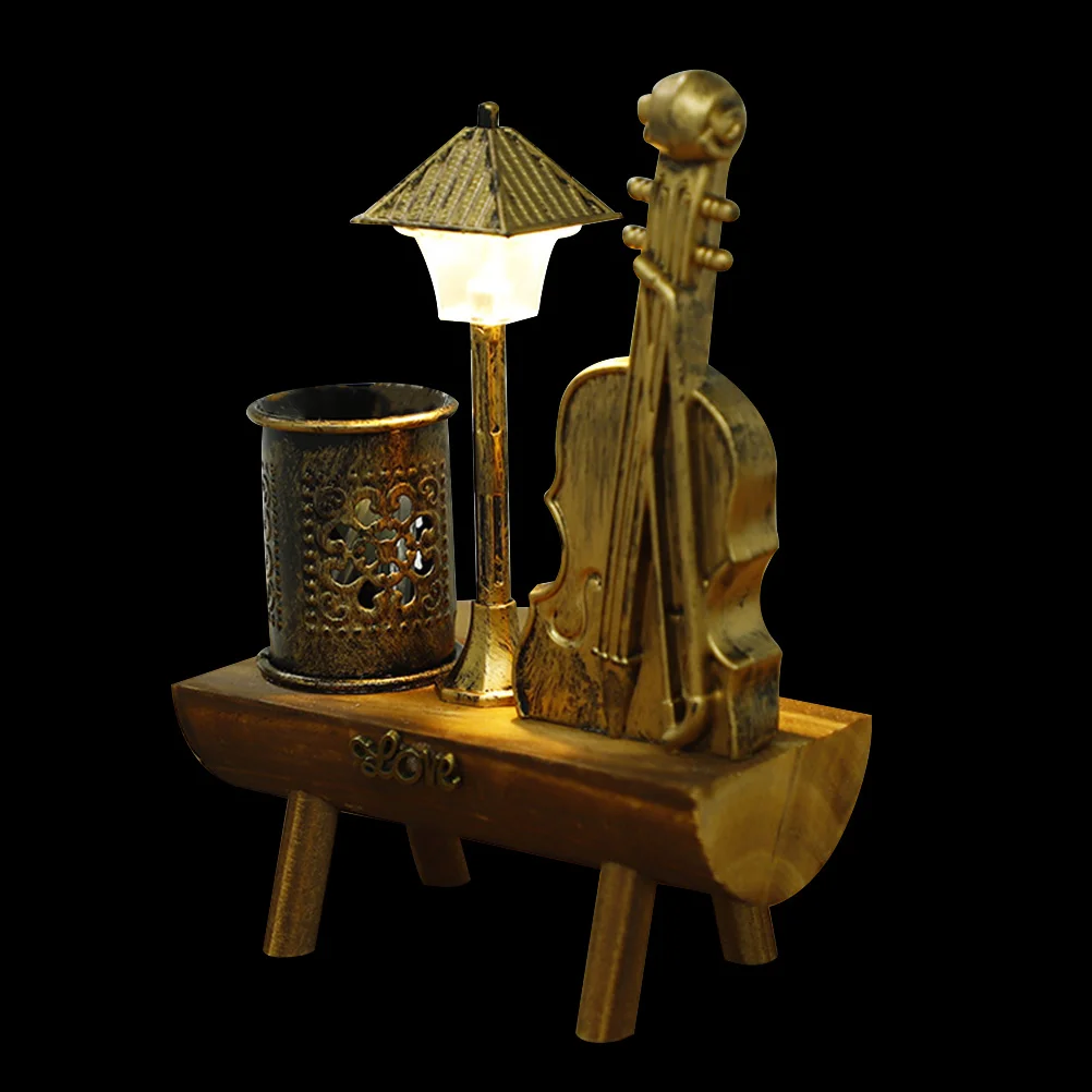 Holder Violin Pen Vintage Metal Streetmusical Instrument Night Lamp Brush Lights Desk Toddler Model Figurine Cup Decor Sculpture
Holder Violin Pen Vintage Metal Streetmusical Instrument Night Lamp Brush Lights Desk Toddler Model Figurine Cup Decor Sculpture
