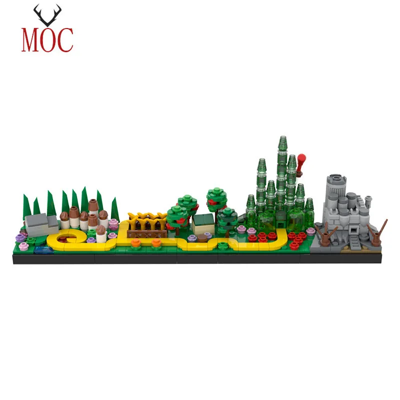 Moc-53107 Building the Wizard of Oz Skyline Scene Skyline Street Scene Building Block scene Home Children's toy gift
Moc-53107 Building the Wizard of Oz Skyline Scene Skyline Street Scene Building Block scene Home Children's toy gift