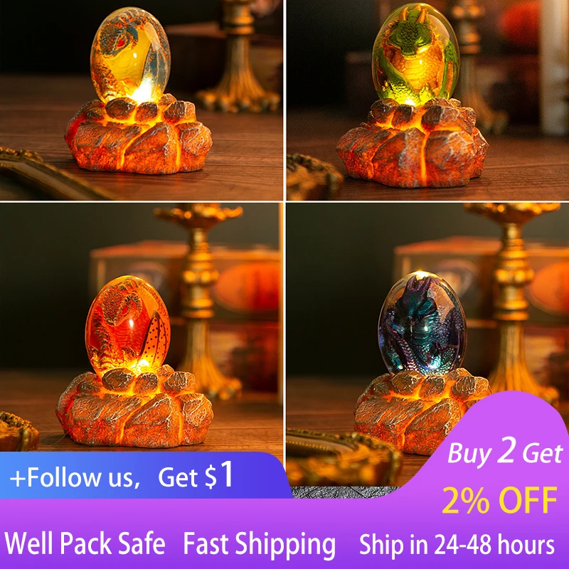Transparent Lava Dragon Egg Resin Statue Figures Sculpture Dragon Wyvern Ornamental Home Decor Ornamental Collection Kid Gift
Transparent Lava Dragon Egg Resin Statue Figures Sculpture Dragon Wyvern Ornamental Home Decor Ornamental Collection Kid Gift
