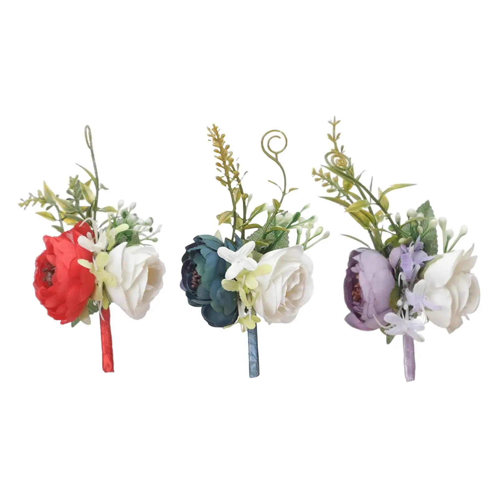 Rose Bracelet Beautiful Rose Brooch Hand Flowers Boutonniere for Wedding Meeting Bridesmaid 
Rose Bracelet Beautiful Rose Brooch Hand Flowers Boutonniere for Wedding Meeting Bridesmaid