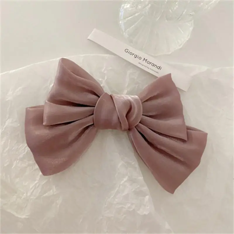 

Big Bows French Barrette Bow Hairpin Women Kids Hair Clips Bowknot Hair Clips Barrette Women Barrettes Sweet Elegant Metal Clips