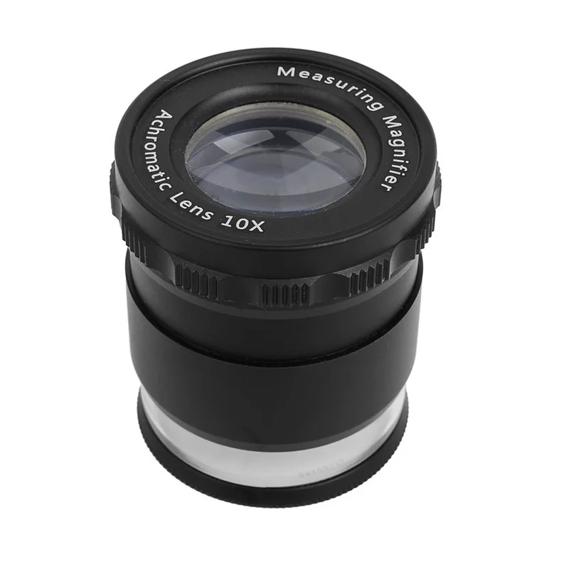 Cylindrical Adjustable Portable Pocket Magnifier Optical Glass Lens Magnifying Glass with Scale and 8 LED Light 10x Loupe
Cylindrical Adjustable Portable Pocket Magnifier Optical Glass Lens Magnifying Glass with Scale and 8 LED Light 10x Loupe