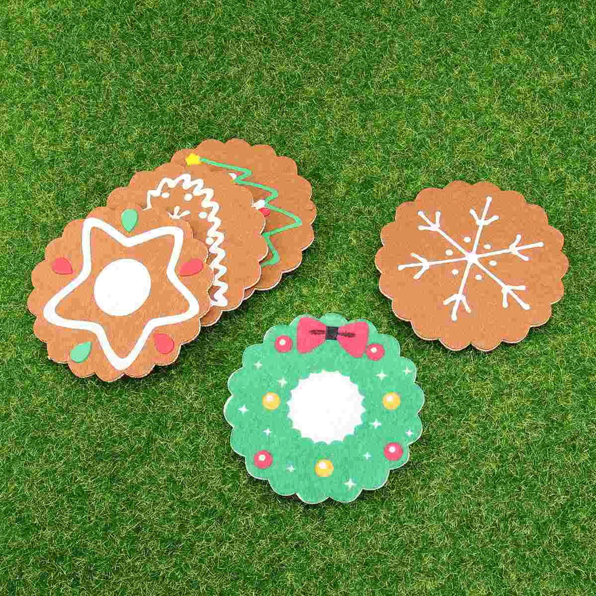 6 Christmas Decoration Table Mat Non- Woven Fabric Round Mat Xmas Party Bottle Mugs Christmas Cup Pad
6 Christmas Decoration Table Mat Non- Woven Fabric Round Mat Xmas Party Bottle Mugs Christmas Cup Pad