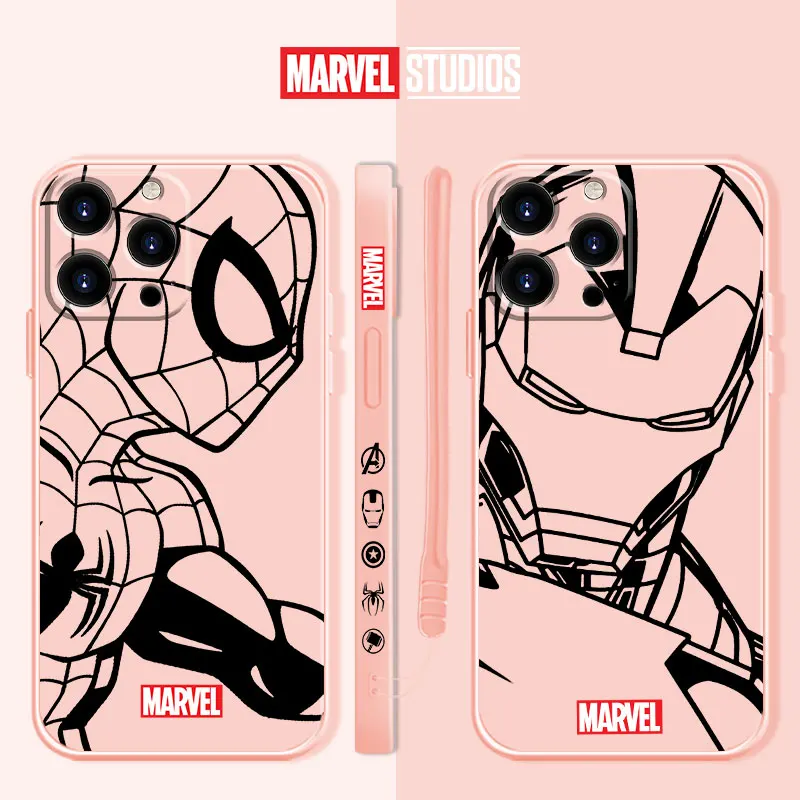 Liquid Soft Case For Apple iPhone 13 12 Mini 11 Pro 6 6S 7 8 Plus X XR XS Max Silicon Phone Cover Marvel Iron Man Spiderman Cool
Liquid Soft Case For Apple iPhone 13 12 Mini 11 Pro 6 6S 7 8 Plus X XR XS Max Silicon Phone Cover Marvel Iron Man Spiderman Cool