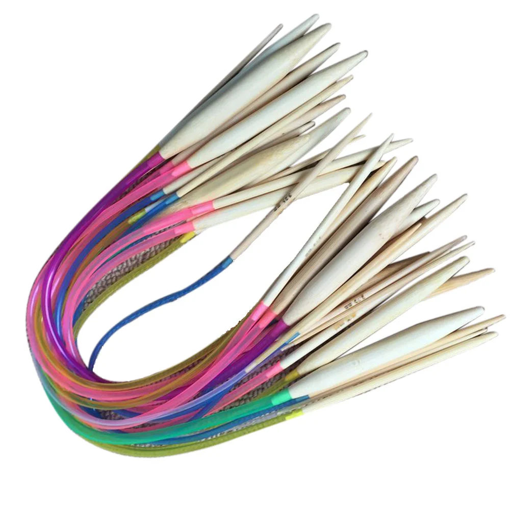 18 Pairs of 40cm Circular Knitting Set Circular Knitting Set with Circular Tube Circular Knitting Cables Sweater Knitting Set (
18 Pairs of 40cm Circular Knitting Set Circular Knitting Set with Circular Tube Circular Knitting Cables Sweater Knitting Set (