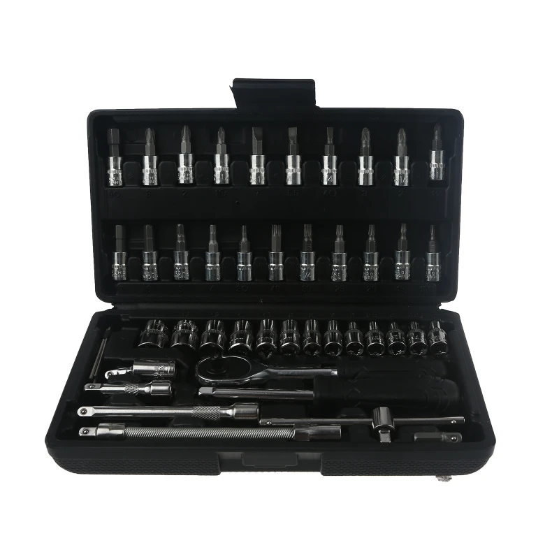 46 шт., набор инструментов для ремонта автомобильных ключей с храповым механизмом
46 шт., набор инструментов для ремонта автомобильных ключей с храповым механизмом